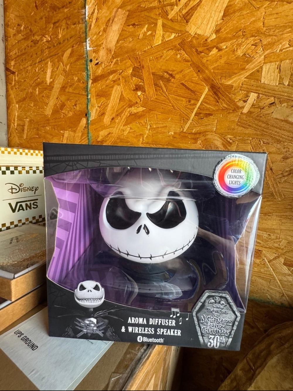 Disney Jack Skellington Aroma Diffuser & Speaker in White and Black